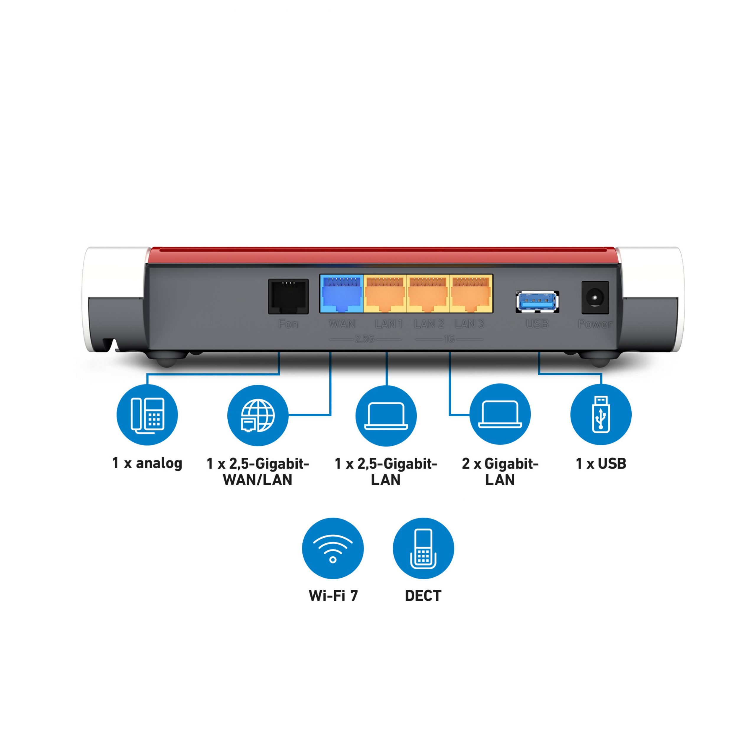 FRITZ 20003165 Box 4630 International Router WiFi 7 - Image 2