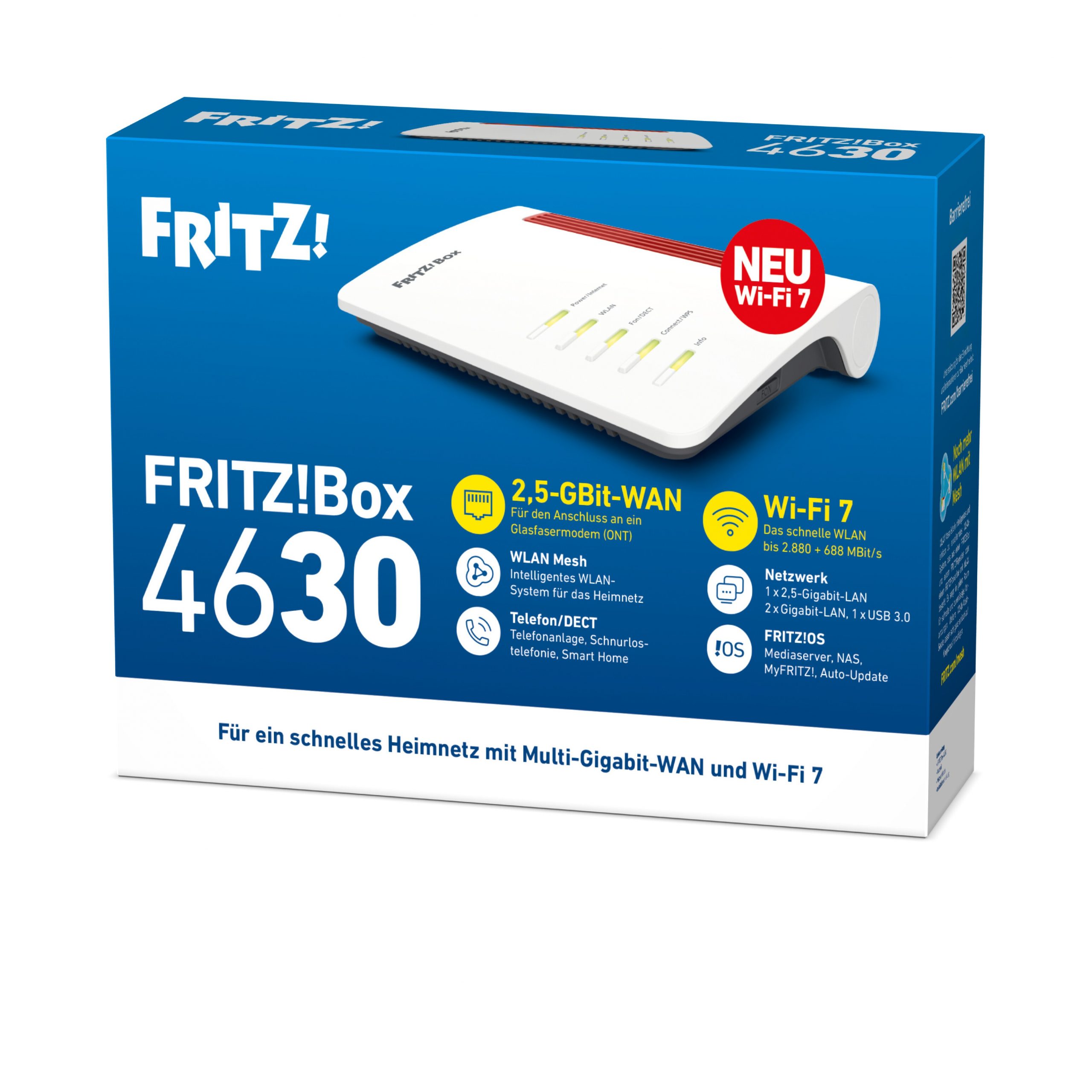 FRITZ 20003165 Box 4630 International Router WiFi 7 - Image 3