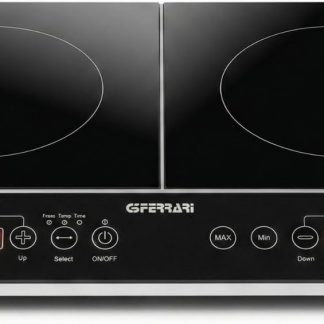G3 FERRARI Hi Tech Chef Fornello Induzione a 2 Piastre 2000W 1500W