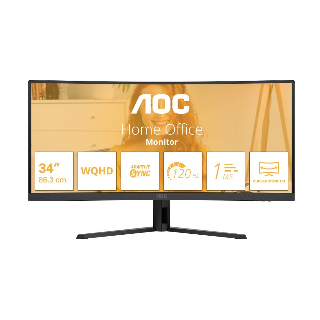 AOC CU34B3E Monitor Curvo 34 WQHD VA 120Hz 1ms Gaming