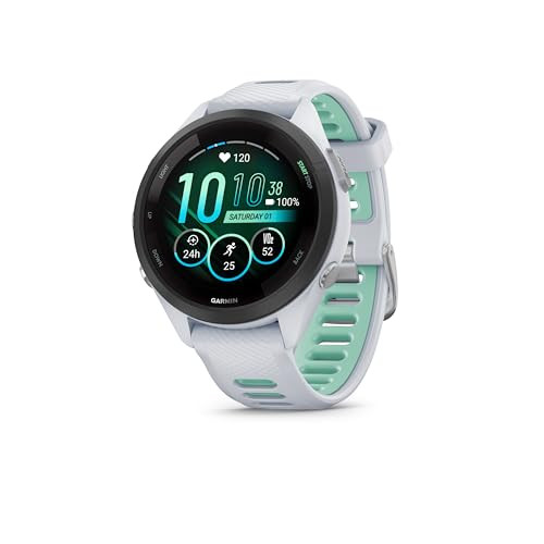 Garmin Forerunner 265S Whitestone-Neo Smartwatch 1.1 Pollici 42MM