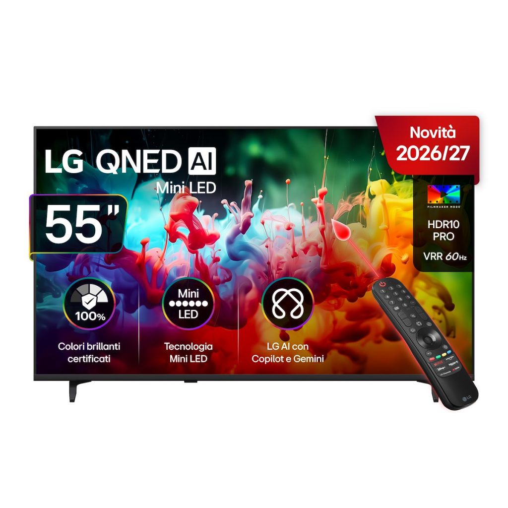 LG 55QNED70B6C Smart TV QNED 4K UHD 55 Pollici WebOS