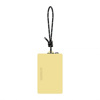 CASE&ME CMSILBAGCUSTOSYEL Borsetta Polso Silicone Gialla Taglia S Con Cordino