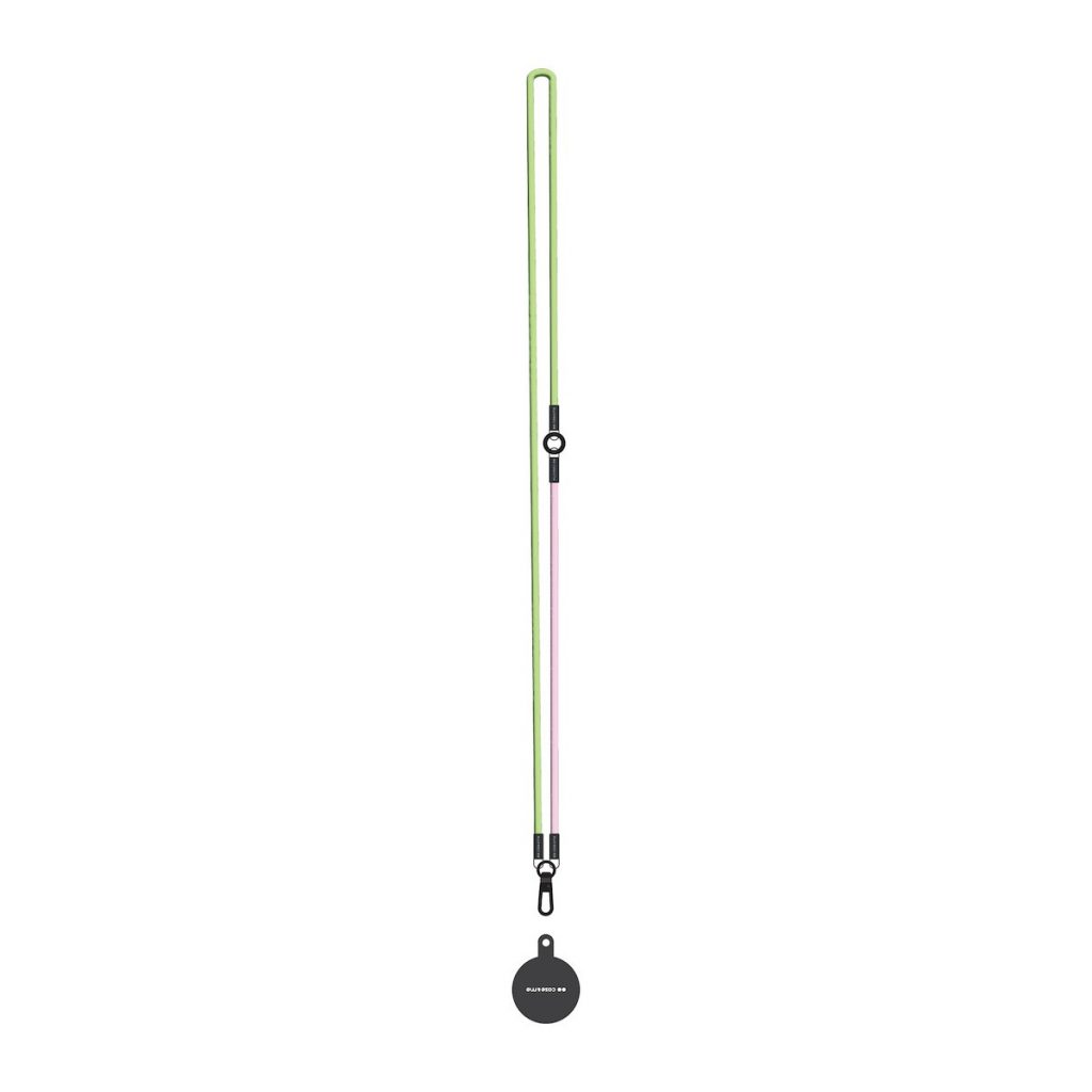 CASE&ME CMSILLACE3IN1GRN Collana Silicone 3in1 Verde Per Smartphone