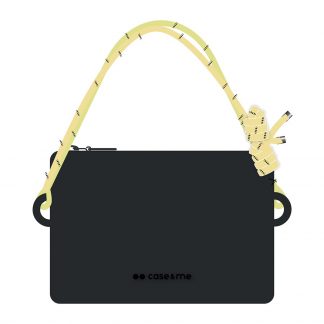 CASE&ME CMSILBAGCUSTOMMBLK Borsa Silicone Taglia M Nero