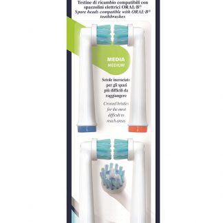 INNOLIVING INN90804 Testine Ricambio Spazzolino Compatibili Oral B Cinque Pezzi