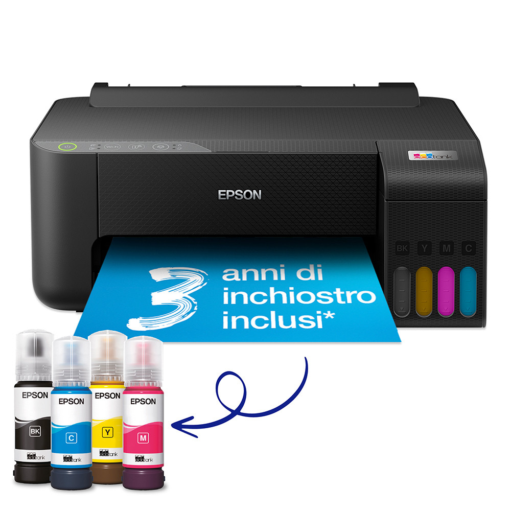 Epson Ecotank ET-1810 Stampante Inkjet Wi-Fi con 4 Serbatoi