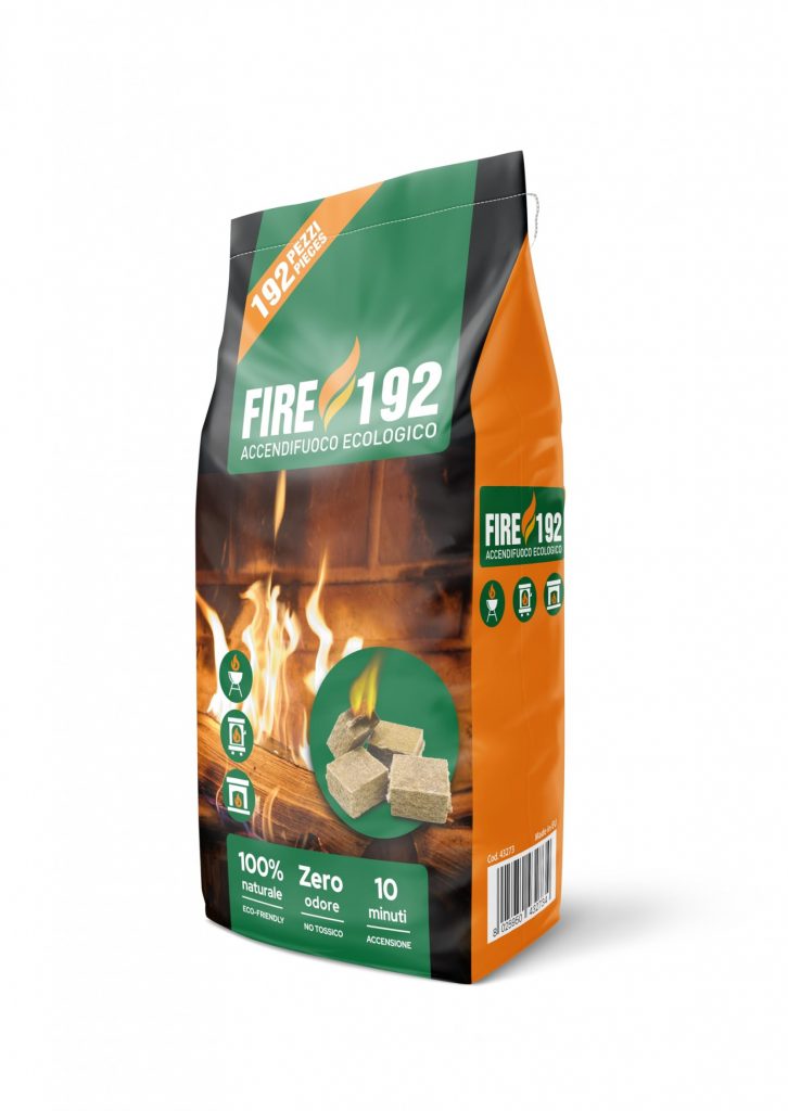 GMR FIRE UP FIRE192 Accendifuoco Ecologico 192 Pezzi