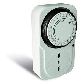 PERRY 1IO0053 Interruttore Orario Giornaliero Con Presa Schuko 3500VA