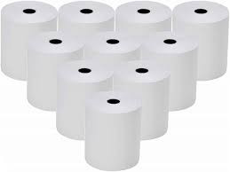 DTS 27530 Rotoli Termici Carta Termica 27 5x30 Confezione 10 Pezzi