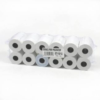 DTS 2835 Rotoli Termici 28x35mm Confezione 10 Pezzi Carta 55gr 35mt