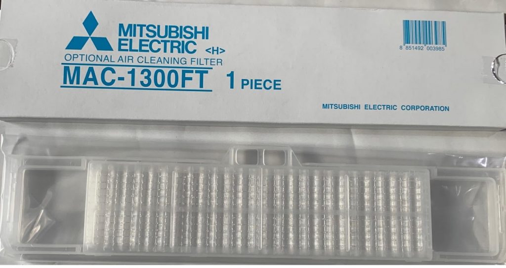 MITSUBISHI MAC1300FT Filtro Aria Alta Efficienza Climatizzatore MSC A07 A09 A12WV