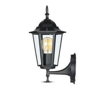 V-TAC SKU7066 Plafoniera Led Parete Lanterna Nera IP44