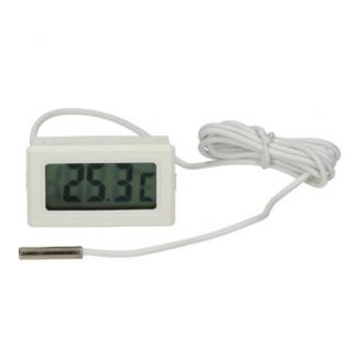 COM THE006UN Termometro Digitale Range Meno 50C Piu 70C Bianco