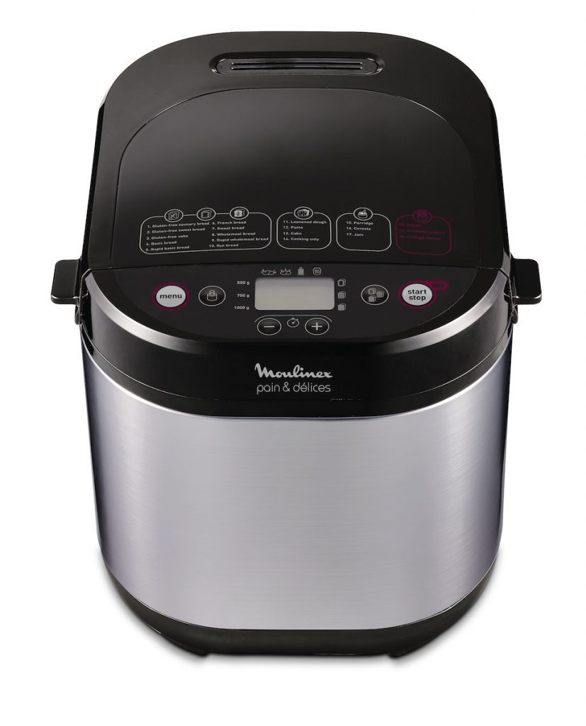 MOULINEX OW240E Macchina Pane 650W Fino 1KG 17 Programmi Grigio