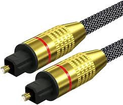 REDLINE RDL2608 Cavo Ottico Toslink Con Due Adattatori Audio 3 5mm Nero