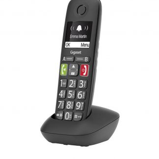 GIGASET E290HX Cordless Telefono Memoria Rubrica Nero
