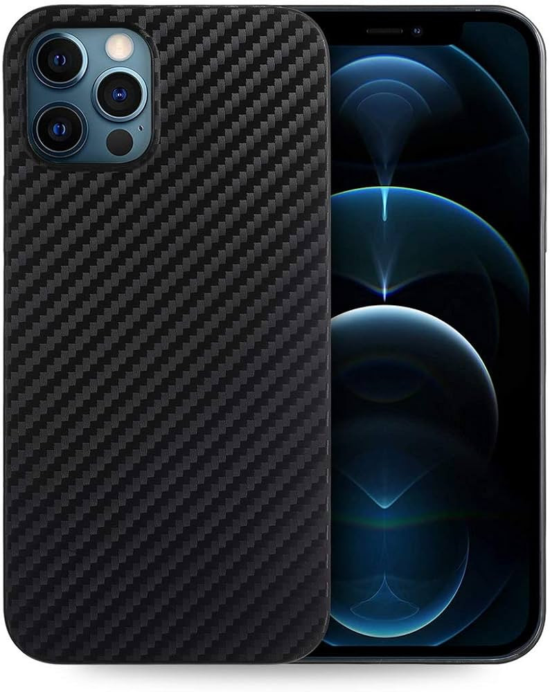 AREA CRCA7053CFK Cover Carbon Fiber Per IPhone 12 Pro Max Nero