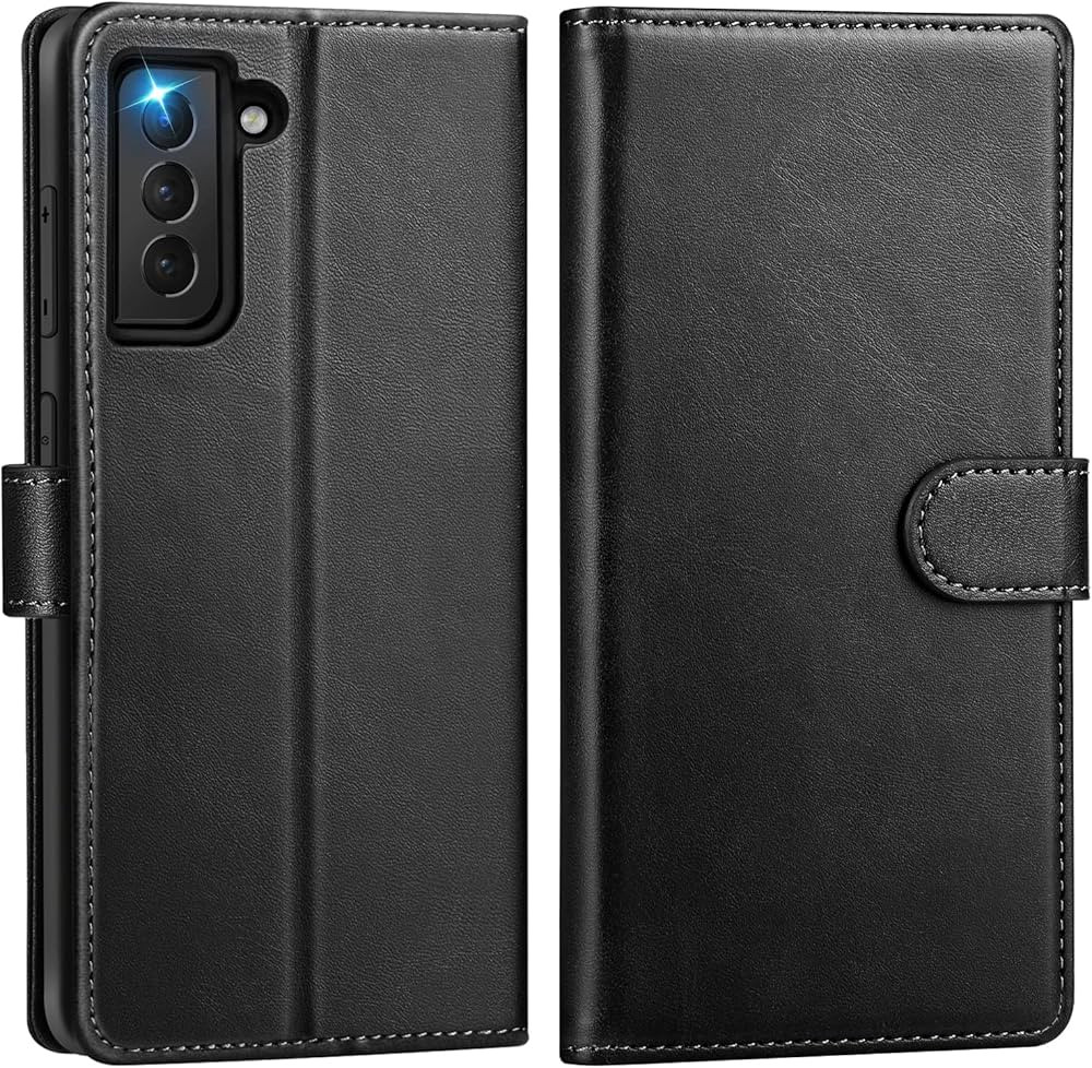 AREA CSTTPUM9081BKK Custodia Libro Tpu Mixed Nero Samsung S21 Plus
