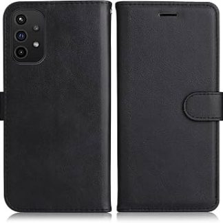 AREA CSTTPUM9089BKK Cover Libro Protezione Galaxy A32 4G Tpu Mixed Nero