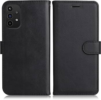 AREA CSTTPUM9089BKK Cover Libro Protezione Galaxy A32 4G Tpu Mixed Nero