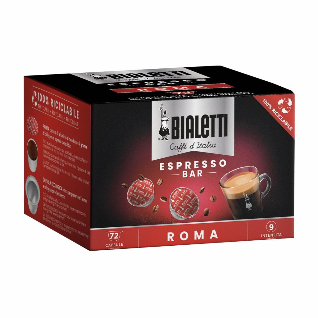 Bialetti Gusto Roma Multipack 72 Capsule Caffe