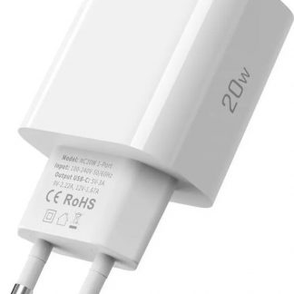 NUDO TC0020W2XNDBI Caricabatterie Rete Fast Charge 20W Bianco