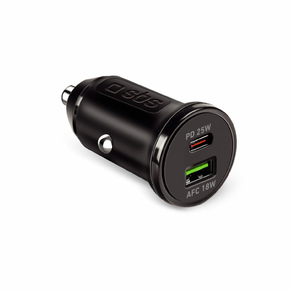 SBS TECRPD25W Caricatore Auto USB C Power Delivery 25W