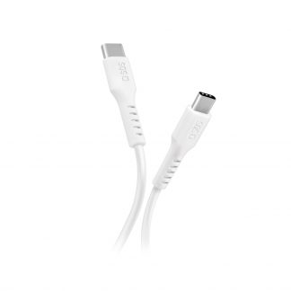 SBS TECABLE15TCC100W Cavo USB C Power Delivery 100W 1.5 Metri Bianco