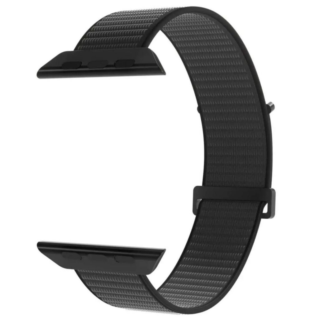 PURO PUSPORTAW44BLK Cinturino Sportivo Nylon Nero Apple Watch 42-49mm