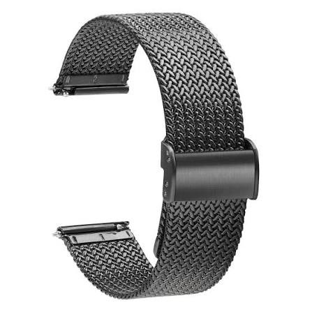 HIFUTURE HIFSTRAP2205NE Cinturino Metallo Milanese 22MM Nero