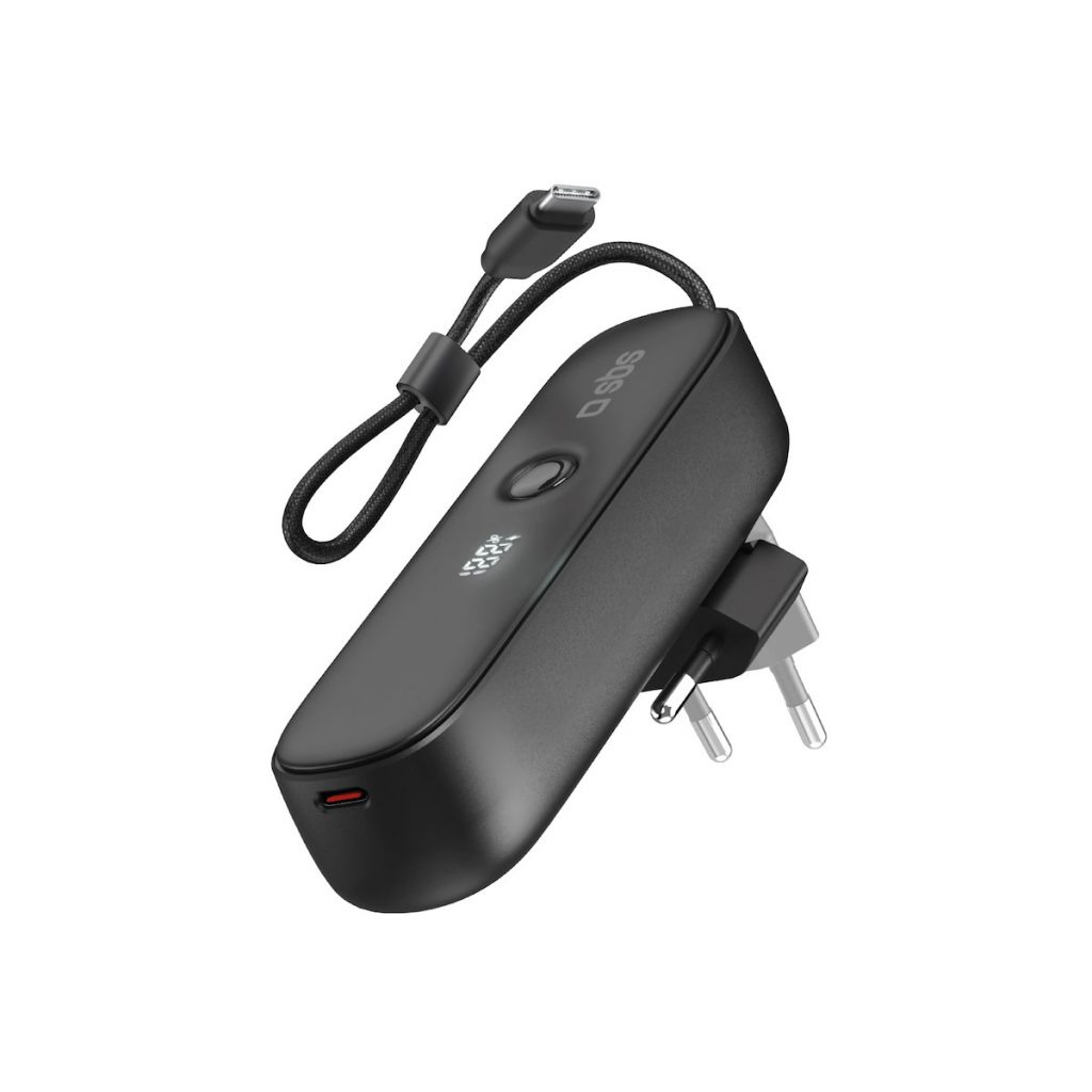 SBS TETRBB5000PD20 Power Bank 5000mAh PD 20W Presa EU Integrata