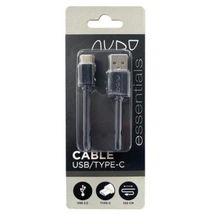 NUDO USB00TYPECBRAID033MTNE Cavo Dati USB Type C Neo 3MT Nero