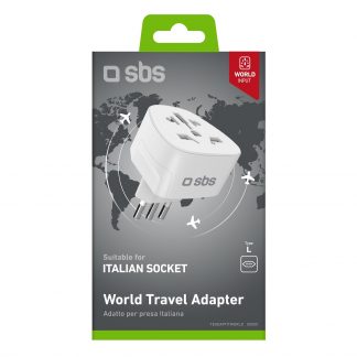 SBS TEADAPTITWORLD Adattatore Presa Viaggio Universale Italia Mondo