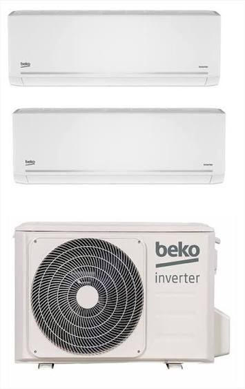 BEKO BGMPO181095125BGMPI Dual Split 2 6 3 5KW Inverter A R32 WiFi Pompa Calore