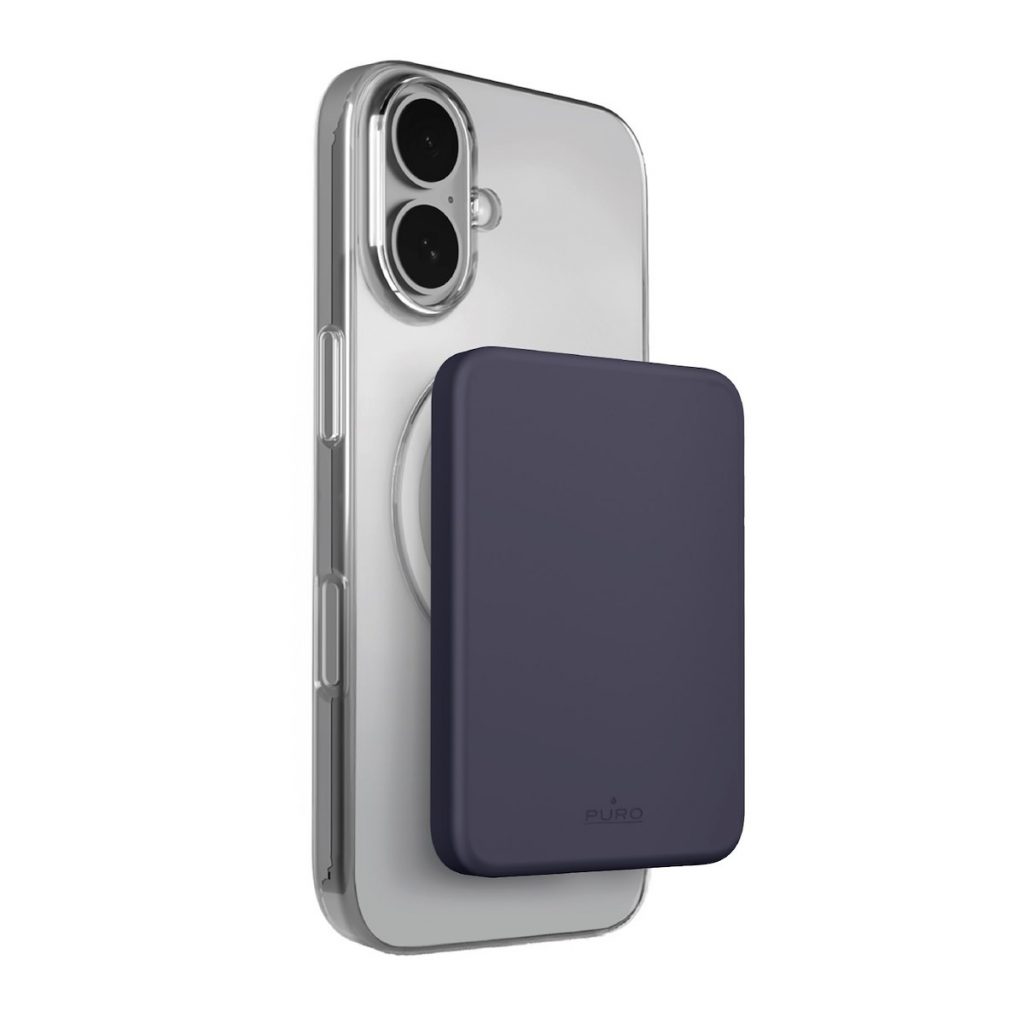 PURO PUFCBB40P2MAGDKBL17 Power Bank Magsafe 4200mAh USB C Blu Scuro