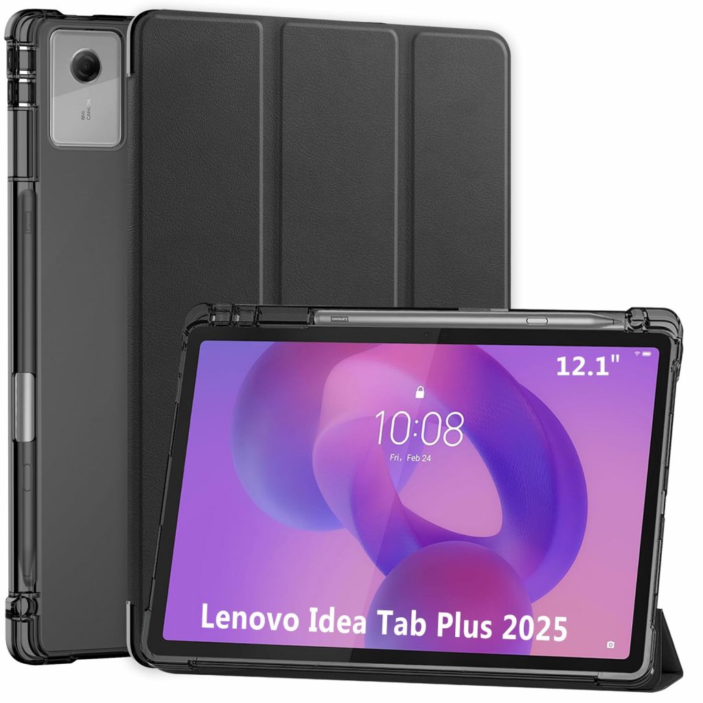 NUDO MIS74IDEATABPLUS202501NE Cover Book Case Fiberstand Idea Tab Plus 2025 Nero