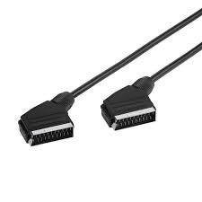VIVANCO VVVXSCAR12MMK Cavo Scart Maschio 1 2 Metri Nero