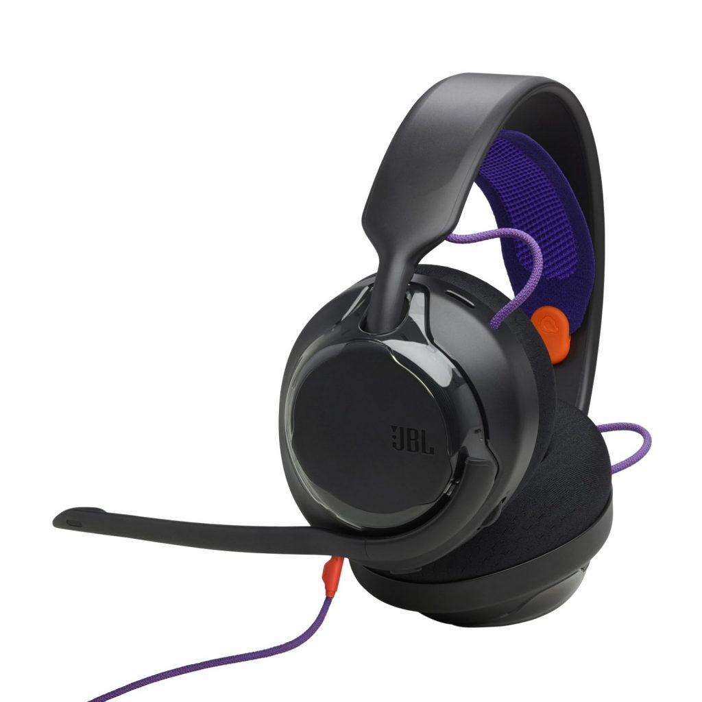 JBL JBLQTUM250BLK Cuffie Gaming Cablate Microfono Rimovibile Nero PC Console