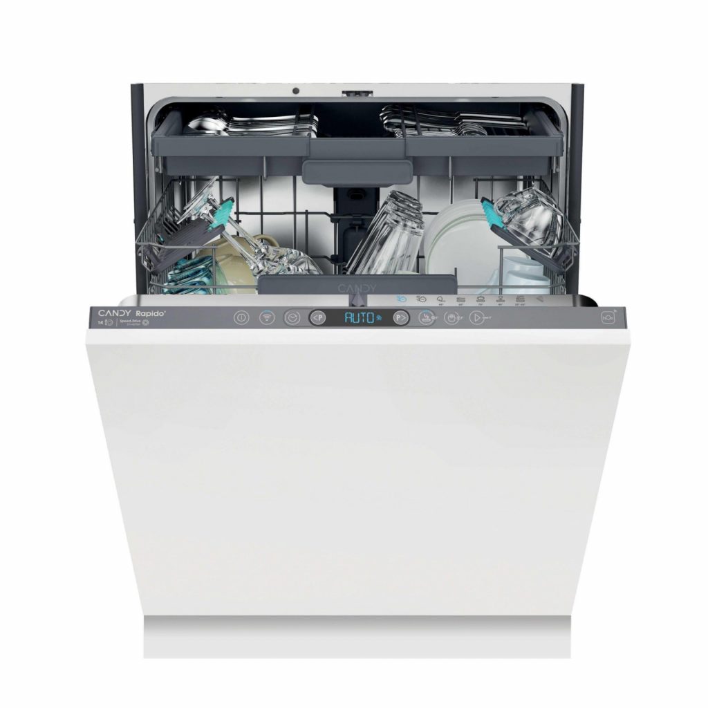 CANDY CI4B4F1A Incasso Totale 60cm 14 Coperti Classe B Inverter 3 Cestelli WiFi