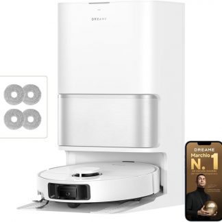 DREAME L10SULTRAGEN3SET Robot Lava Aspira Base Auto Svuotamento WiFi Bianco