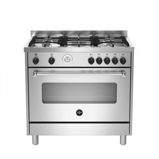 DE LONGHI CDG96X Cucina 90CM 5 Fuochi Gas Forno Elettrico Multifunzione Inox