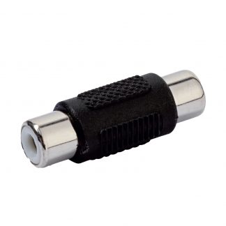 VIVANCO VVAADAPRCAFF Adattatore Audio RCA Femmina Nero Connettore