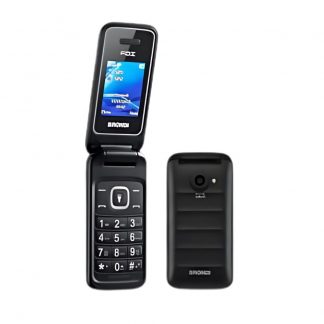 BRONDI FOXSBLACK Cellulare Flip Dual Sim Bluetooth Fotocamera Nero