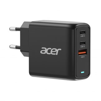 ACER ZLADTCC00J Caricatore GAN 67W Due USB C Una USB A Nero