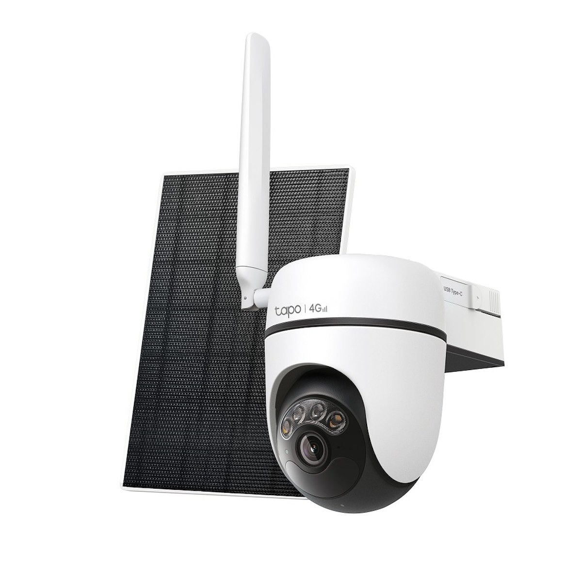 TAPO TC90GKIT Telecamera Esterno 4G LTE Pannello Solare Pan Tilt