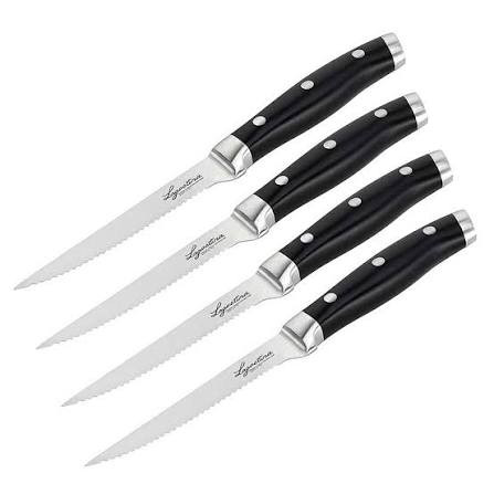 RGV 111651 Set 4 Coltelli Bistecca Acciaio Inox 12cm