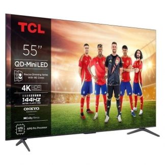 TCL 55C6KPRO Smart TV QLED MiniLED 55 Pollici 4K 144Hz Google DVB T2 S2