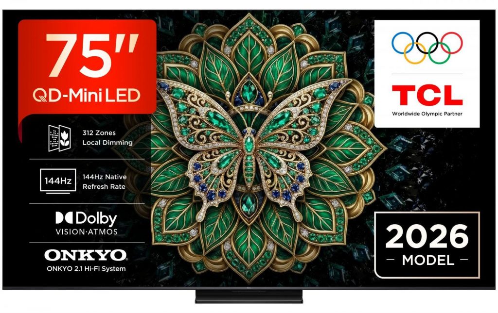 TCL 75C6KPRO TV QLED MiniLED 75 Pollici 4K 144Hz Google Smart