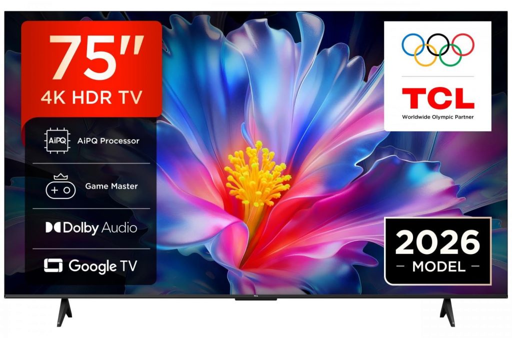 TCL 75P6L Smart TV LED 75 Pollici 4K UHD Google TV
